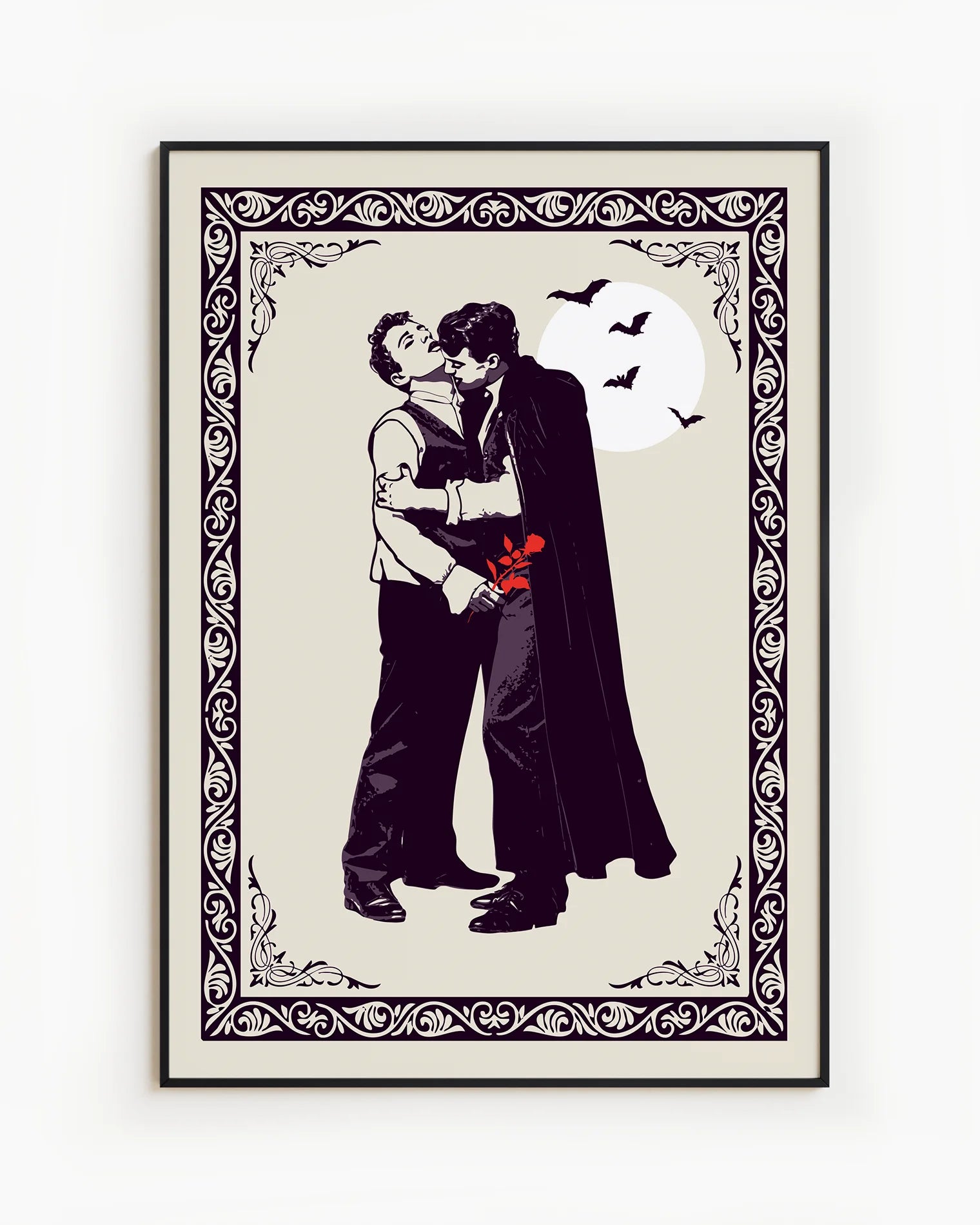 A poster with a gay vampire couple.