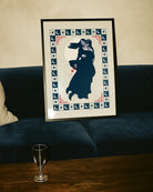 A poster with a lesbian vampire couple.