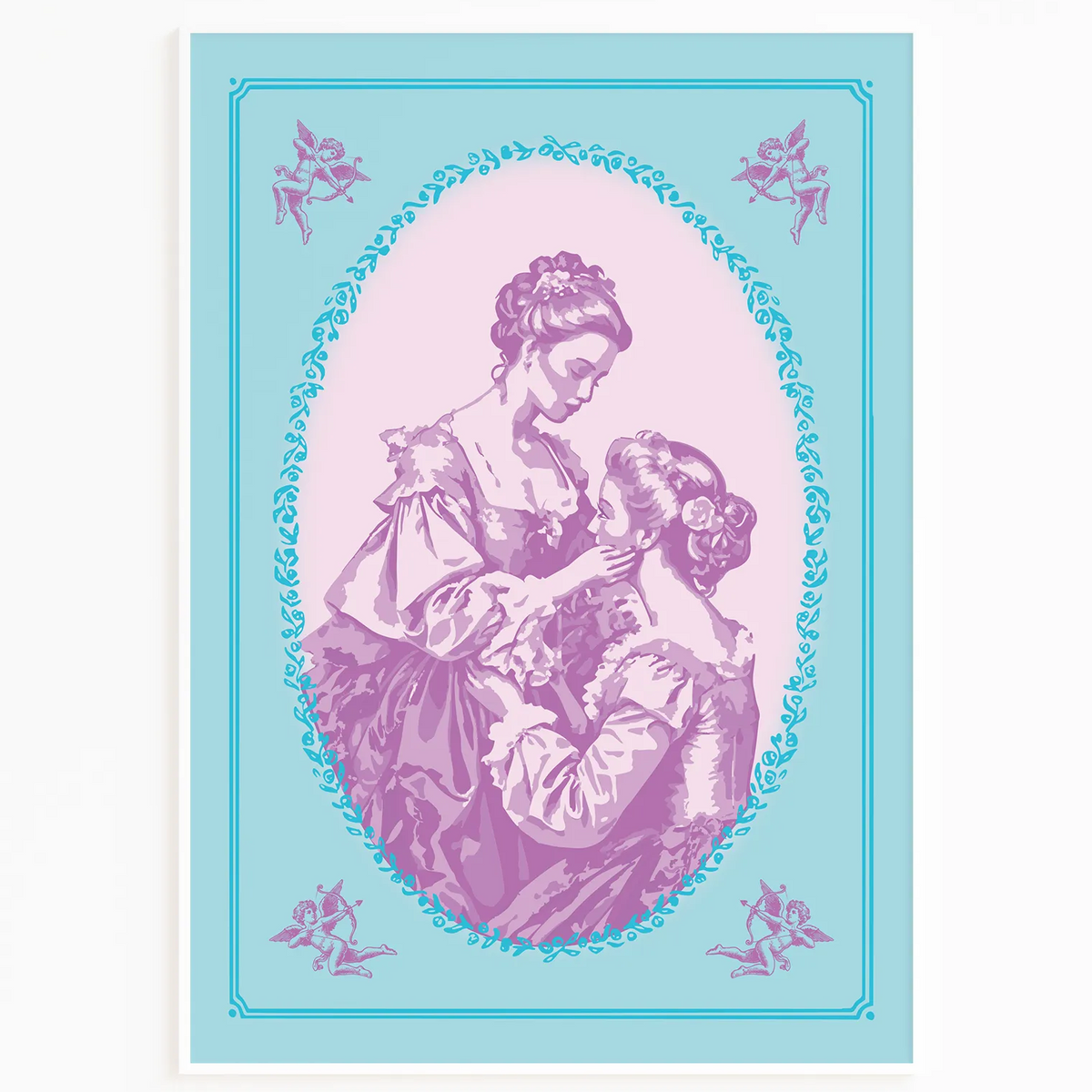 Victorian Sapphic Love Print | LGBTQIA+ Wall Art | QueerWall.com