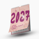 A lesbian emotional support calendar 2027.