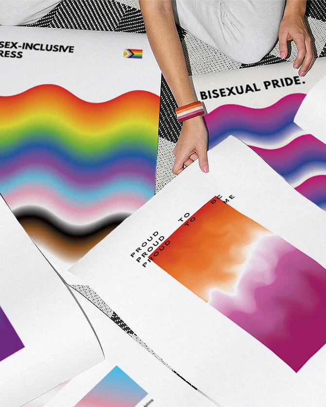 Pride posters.